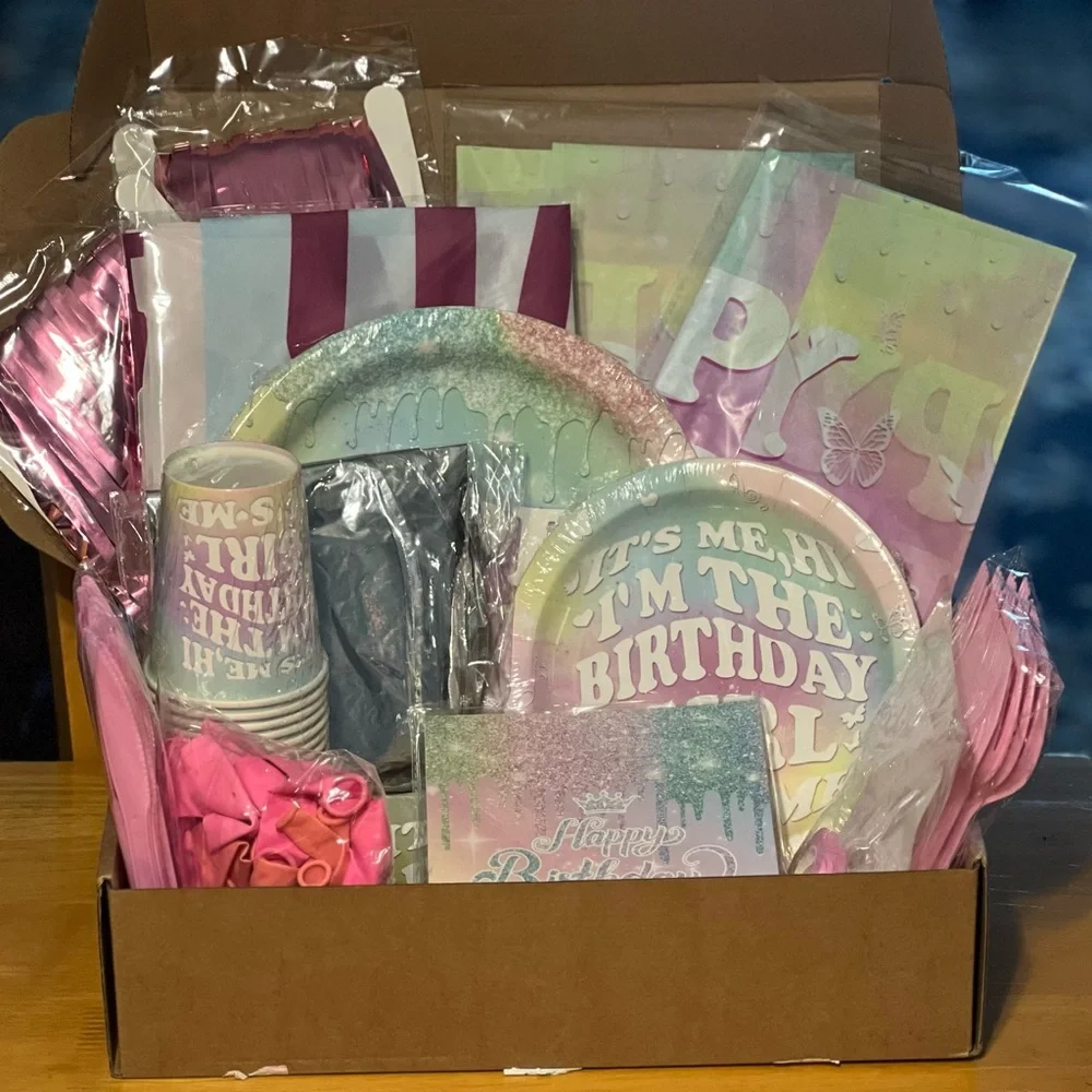 Karaoke Birthday Party Supplies Set- 16 pieces (for a party of 24)